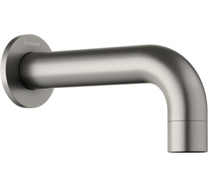 CAÑO MURAL BAÑO CILÍNDRICO BRUSHED METAL